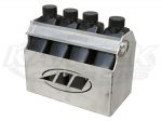 Maxima Racing Oils 4 Quart 10-1/2 Inch x 6 Inch Spare Oil Holder Includes 4 Empty Quart Containers