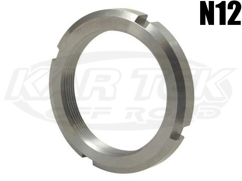 N12 Right Hand Thread Bearing Retaining Lock Nut 18 Threads Per Inch