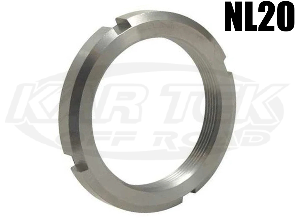 NL20 Left Hand Thread Bearing Retaining Lock Nut 12 Threads Per Inch