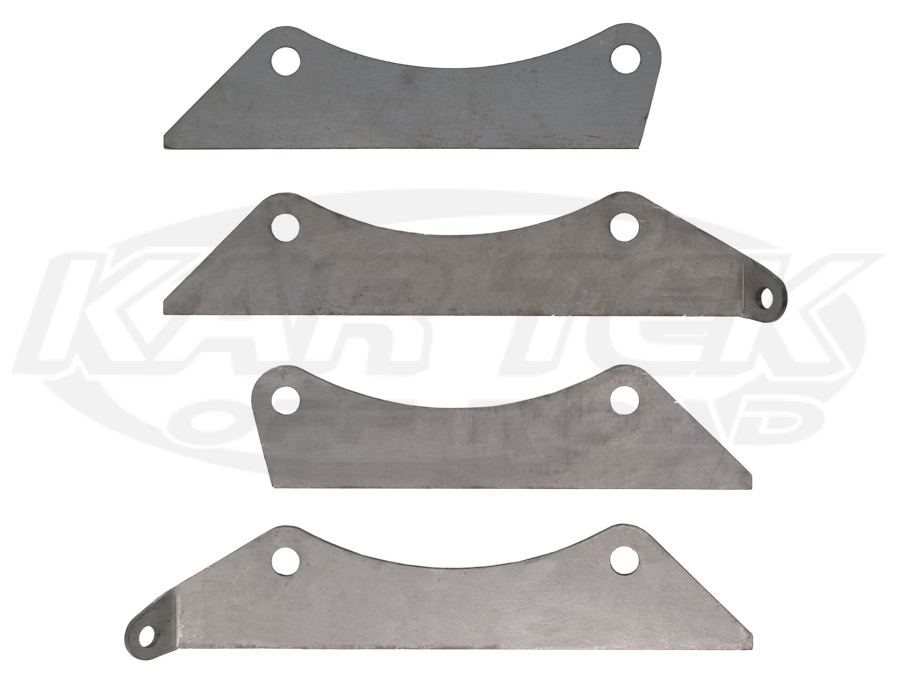 Weld On Dual Shock Mounting Brackets 1/8" Thick Steel 1/2" ID Holes