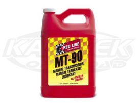 Red Line Racing Oils 75W90 MT-90 GL-4 Full Synthetic Transmission Gear Oil  1 Gallon Bottle - Kartek Off-Road
