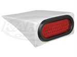 Baja Bug Roof Mount Fiberglass Oval 3rd Brake Or Tail Light Holder For 6" Oval Lights