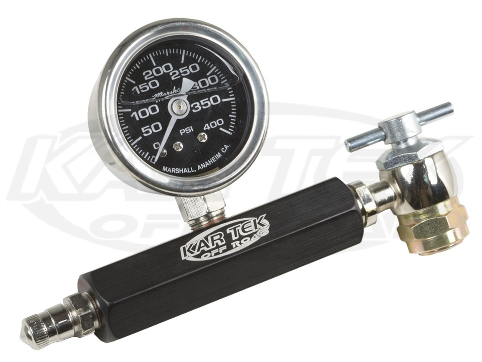 Kartek Billet Pressure Gauge For Fox, King, Bilstein, Or SwayAWay