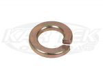 Grade 8 Gold Zinc Plated Split Lock Washers For 1/2" Bolts