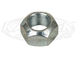 Grade 8 Fine Thread 9/16"-18 Stover Hex Lock Nuts Silver Zinc Plated