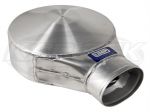 UMP 10115 Air Filter Aluminum Box For Holley Or Edelbrock Carburetors With A Single 4" Inlet