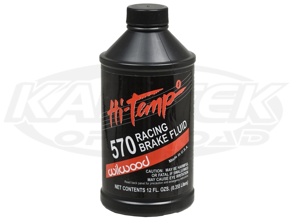 Wilwood DOT 3 HiTemp 570 Racing Brake Fluid 12 oz. Typical Boiling
