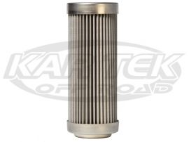 Aeromotive 12602 - 100 Micron Stainless Mesh Pre Filter Element 4-1/2" Long 1-3/4" Dia. 1" Opening