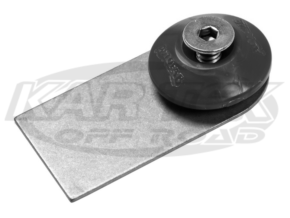 AutoFab Body Panel Mounting Tab With Black Urethane Washer, Allen Bolt And Nyloc Nut