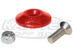 AutoFab Replacement 1-1/2" Red Urethane Stepped Body Washer With 5/16" Bolt And Nyloc Nut