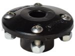 AutoFab Replacement 2-9/16" Black Urethane Hood Pin Bushing With Bolts And Nyloc Nuts