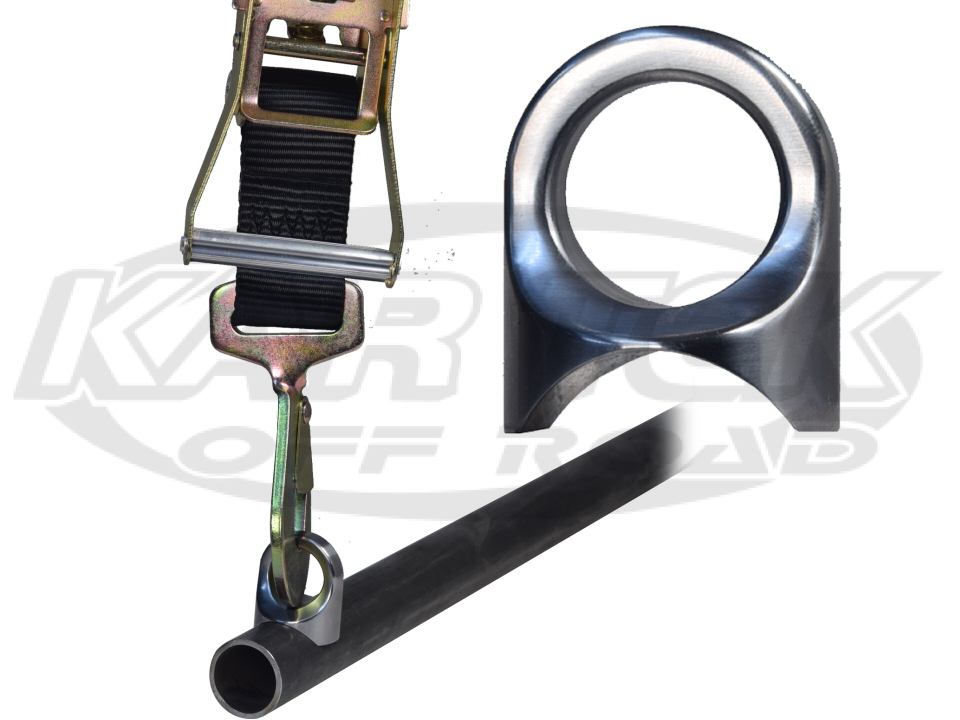 Armada Engineering Large Parallel Weld On Eyelets For Ratchet Strap Tie Downs 1-1/2" Radius