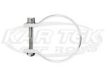 Axia Alloys 2-1/4" Inside Diameter Clear Anodized Billet Aluminum Clamp Fits Any Of Their Mounts