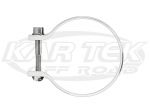 Axia Alloys 2-3/4" Inside Diameter Clear Anodized Billet Aluminum Clamp Fits Any Of Their Mounts