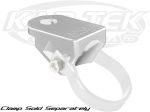 Axia Alloys 35 Degree Clear Billet Aluminum A-Pillar Or C-Pillar Light Mount With 3/8" Hole
