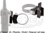Axia Alloys Black Anodized Billet Mount For PCI Race Radio's Baofeng UV-5R Handheld Walkie Talkie