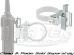 Axia Alloys Clear Anodized Billet Mount For PCI Race Radio's Baofeng UV-5R Handheld Walkie Talkie