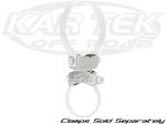 Axia Alloys Clear Anodized Pivoting Figure 8 Bracket For Shock Reservoirs, Ignition Coils, Fuel Pump