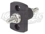 Blue Sea Systems 5/16" Stud Black Negative Battery Terminal Feed Through Connector For Firewall