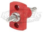 Blue Sea Systems 5/16" Stud Red Positive Battery Terminal Feed Through Connector For Firewall