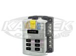 Blue Sea Systems 6 Circuit ATO Blade Fuse Block With Negative Bus 100A Per Block 30A Per Circuit