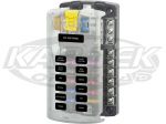 Blue Sea Systems 12 Circuit ATO Blade Fuse Block With Negative Bus 100A Per Block 30A Per Circuit