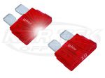 Blue Sea Systems ATO/ATC 10 Amp easyID Fuses With LED That Lights Up When The Fuse Has Blown 2 Pack
