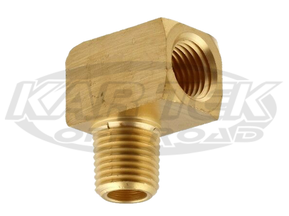 Brass 90 Degree Elbow 1/2" NPT National Pipe Tapered Thread Male To Female Fittings Kartek Off
