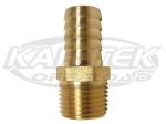 Brass 5/16" Hose Barbed Male To 1/8" NPT National Pipe Taper Male Fittings