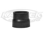 Mission Rubber Hard Black Intake Hose Reducer Couplers 2-1/2" Inside Diameter To 2-1/4" Inside Dia.