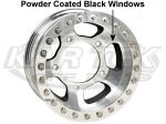 BTR Racing Beadlock Wheel 15" x 10" With Polished Ring 5 Lug 205mm Bolt Pattern 2-1/2" Back Spacing