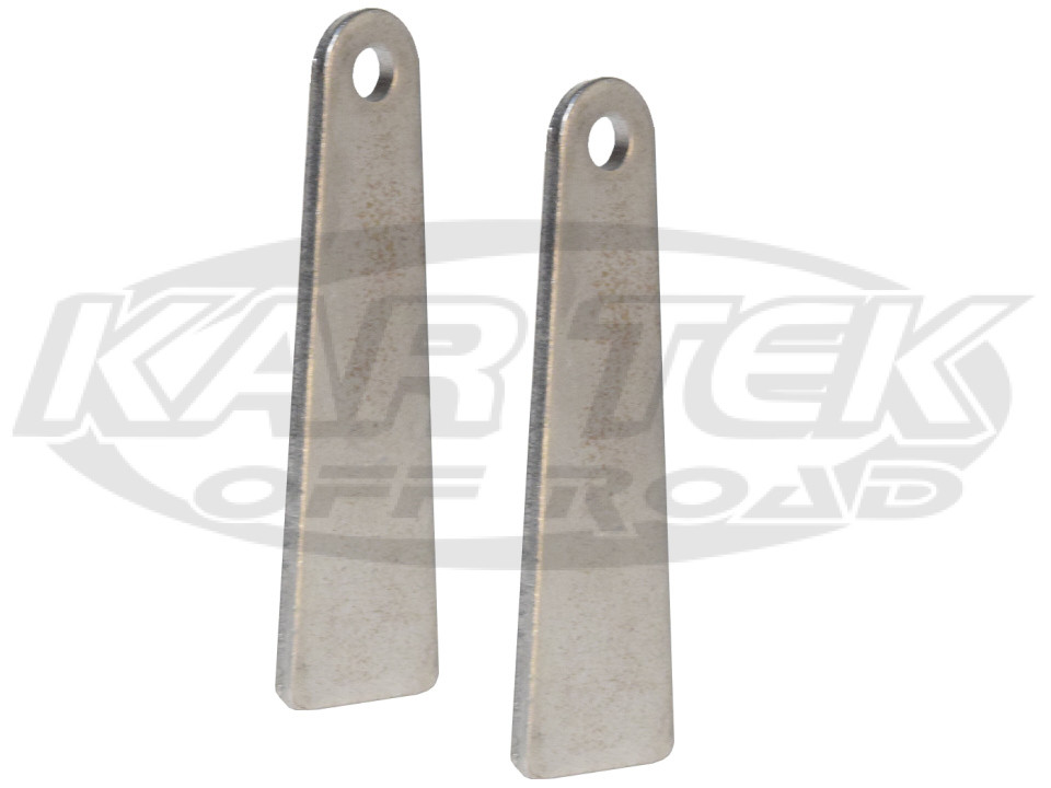 Steel Weld On Mounting Tabs For Rear View Mirrors 3" Long From Edge To
