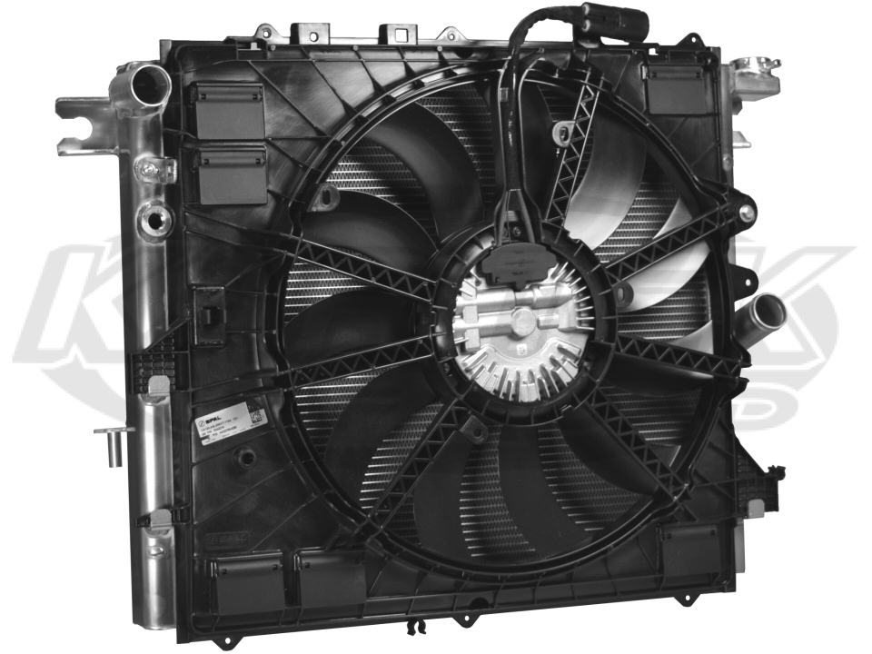 CBR 2007 to 2017 Jeep JK Aluminum Radiator With 18" Spal Chevrolet