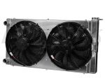 CBR 31x16 Dual Pass Aluminum Radiator With Dual Fans With Right Side Fill Neck