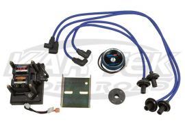 Compufire Dis-Ix Coil Pack Ignition System Conversion Kit With Blue Plug Wires