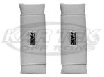 Crow Enterprizes Grey Nylon Velcro Shoulder Pads For 3" Wide Seat Belts Sold As 1 Pair