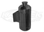 Ogawa Enterprises Black Side Mount 1-1/2 Quart Radiator Overflow Tank 4" Diameter 9-1/2" Tall