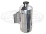 Ogawa Enterprises Polished Side Mount 1-1/2 Quart Radiator Overflow Tank 4" Diameter 9-1/2" Tall