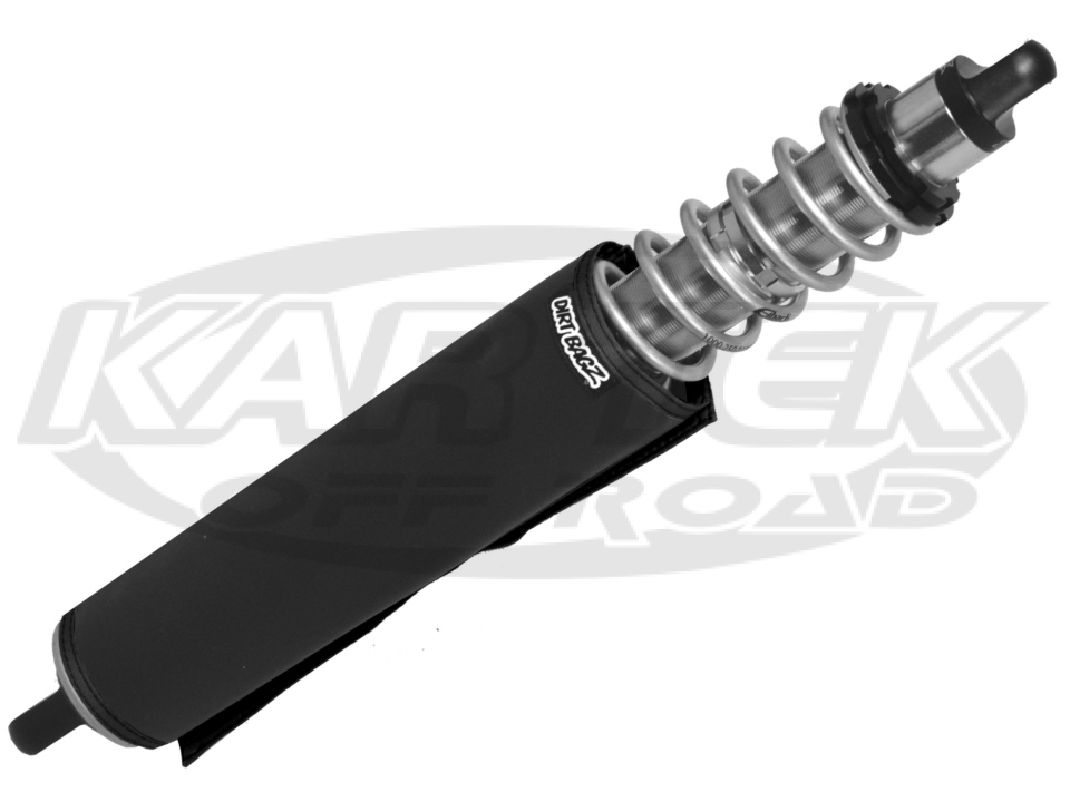 Dirt Bagz 15" Long Black Shock Spring Covers Fit Over 31/2" To 41/2