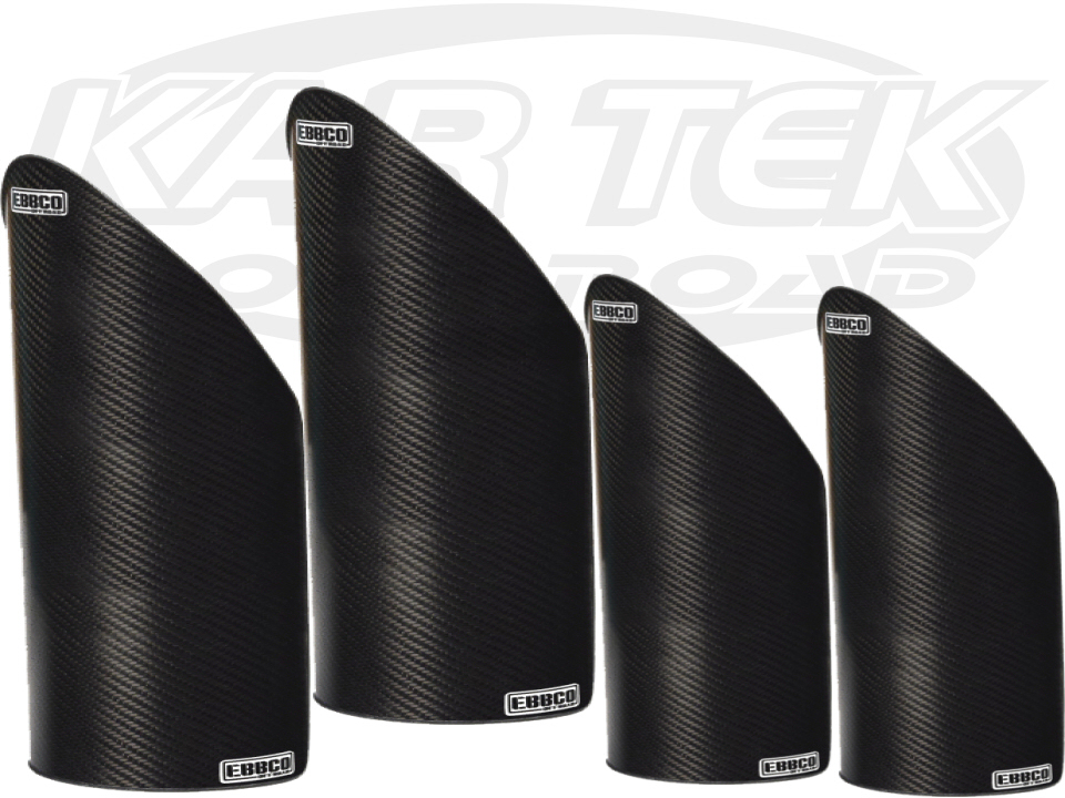EBBCO Offroad Carbon Fiber UTV Shock Shield Kit For 2.5" and 3" Dia