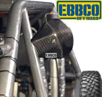 ebbco off-road carbon fiber side mirror shield guards
