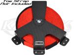 EBBCO Offroad Carbon Fiber Holder For Speedstrap's 1 Inch x 30 Foot Red Woven Recovery Tow Strap