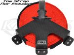 EBBCO Offroad Carbon Fiber Holder For Speedstrap's 2 Inch x 30 Foot Red Woven Recovery Tow Strap