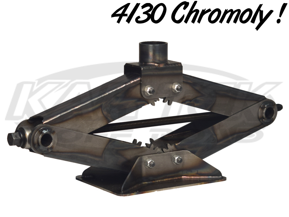 ES Motorsports 4130 Chromoly Tig Welded Scissor Jack Measures 6