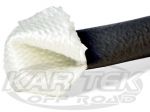 Black 3/4" Inside Diameter Fiberglass Woven Firesleeve 500 Degree Continuous Exposure Price Per Foot