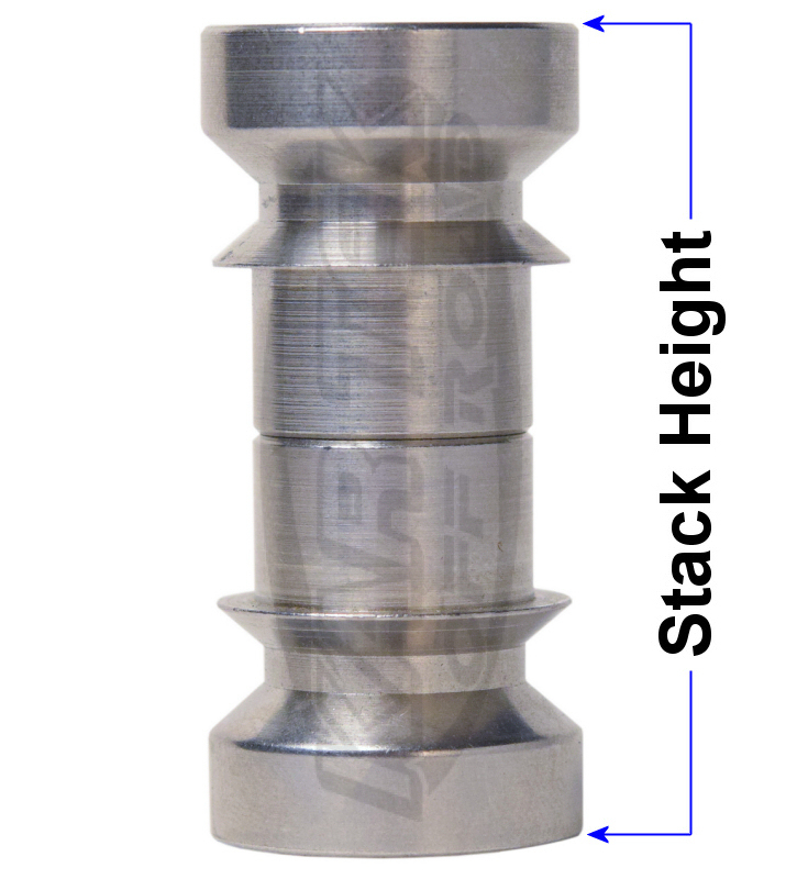 Stack height or width