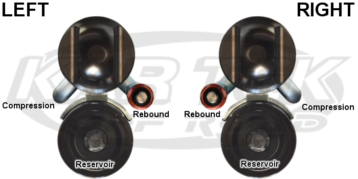 Fox Bypass Shock Tube Layout