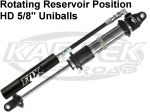 Fox Racing Shocks 2" Coil Over 10" Stroke 7/8" Shaft Rotating Hose Remote Reservoir 5/8" HD Uniballs