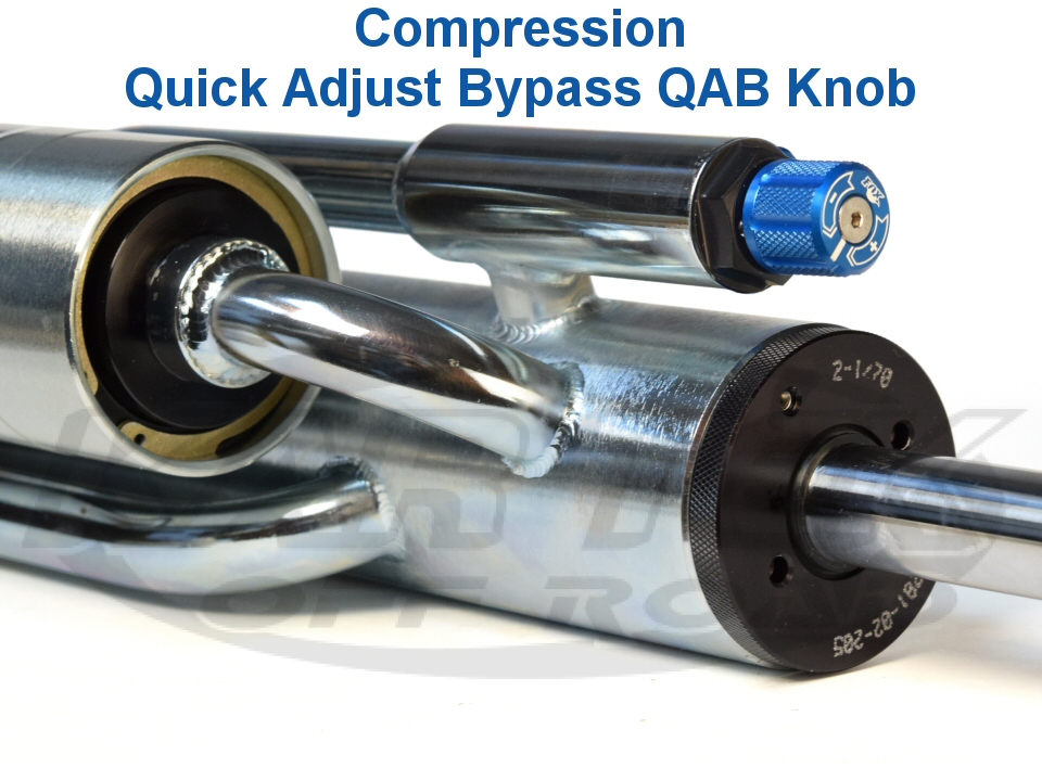 Fox Blue Compression Quick Adjusting Bypass Knob Kit For 2.5, 3.0, & 3.