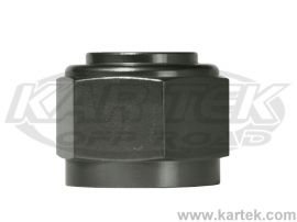 Fragola AN -16 Fitting 1-5/16"-12 Thread Black Anodized Aluminum Female Pressure Caps